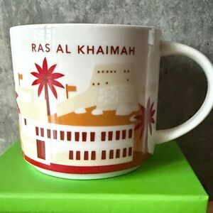 Starbucks Ras Al Khaimah Mug - White and Red